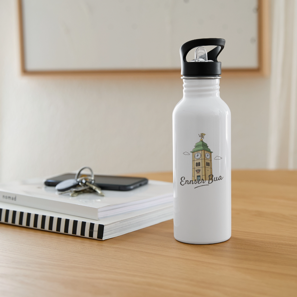 Ennser Bua Trinkflasche - white